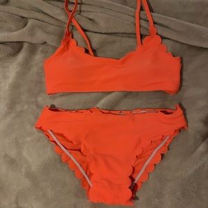 Orange sexy bikini